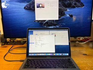 MacBook Pro (13-inch, 2018, Four Thunderbolt 3 Ports)：Apple Pro Display XDR