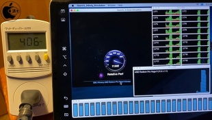 Mac Pro (2019)/16 Core：電力消費