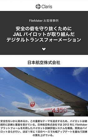 安全の砦を守り抜くためにJALパイロットが取り組んだデジタルトランスフォーメーション