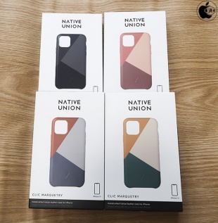 Native Union CLIC Marquetry Leather Case for iPhone 11