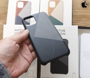 Native Union CLIC Marquetry Leather Case for iPhone 11 Pro Max