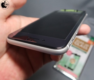 Simplism iPhone 8 [FLEX 3D] 女性専用ファンデーションの付きにくい複合フレームガラス