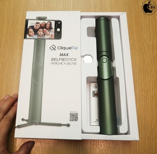 CliqueFie MAX Selfie Stick - Green