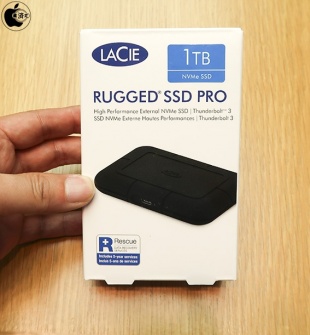 LaCie 1TB Rugged SSD Pro External Drive with Thunderbolt 3
