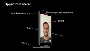 前面カメラ撮影時