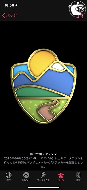 国立公園チャレンジ（2020）
