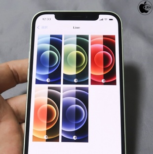 iPhone 12:Live壁紙