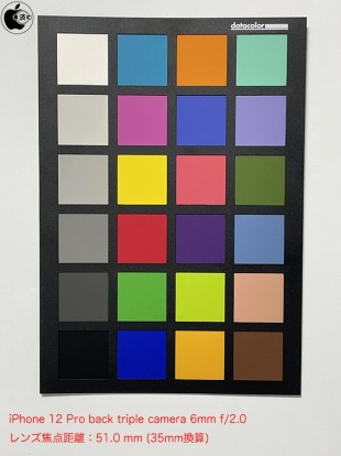 iPhone 12 Pro：背面望遠カメラ