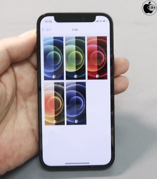 iPhone 12 mini:Live壁紙