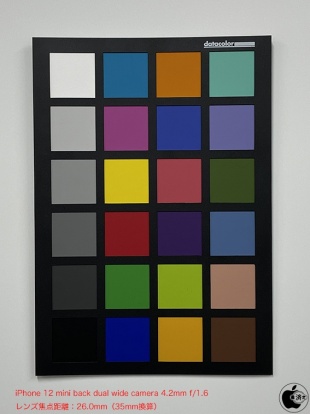 iPhone 12 mini:背面広角カメラ