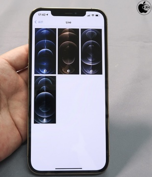 iPhone 12 Pro Max:Live壁紙