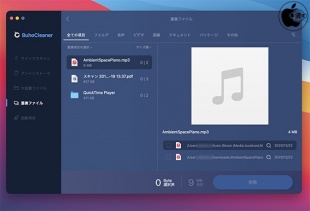 BuhoCleaner：重複ファイル