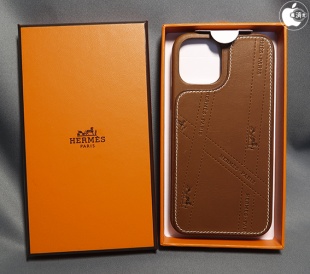 Hermès Bolduc Leather Case with MagSafe for iPhone 12|12 Pro