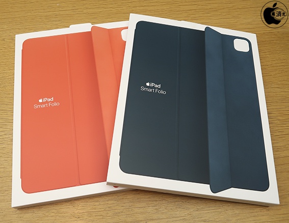 Apple、iPad Pro/iPad Air用Smart Folioに、エレクトリックオレンジ 