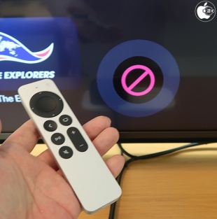 Siri Remote (2nd generation)：消音ボタン