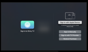 Simplify sign in for your tvOS apps