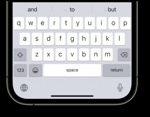 QuickPathスワイプキーボード