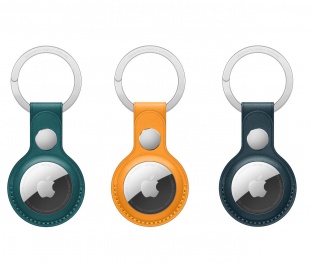 AirTag用レザーキーリング