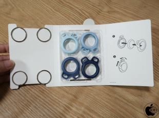 Belkin AirTag用キーリング付きセキュアホルダー(4個入り)