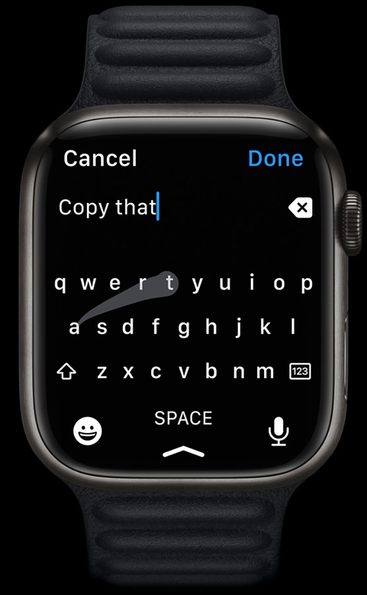 Apple Watch Series 7のキーボード入力は英語と中国語（簡体字）のみ 