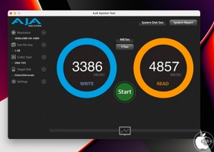 AJA System Test:MacBook Pro (16-inch, 2021)