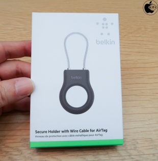 Belkin AirTag用ワイヤーケーブル付きセキュアホルダー