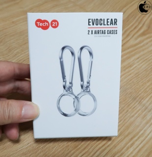 Tech21 Evo Clear case for AirTag（2個入り）