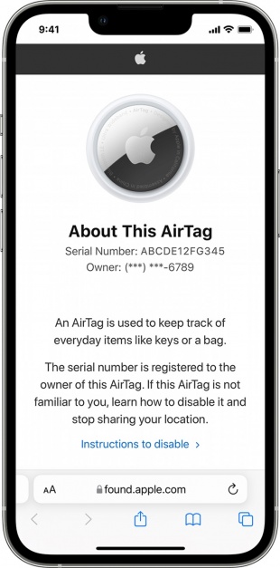 about the AirTag