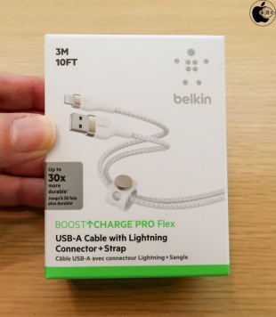 Belkin BOOST↑Charge Pro Flex USB-A Cable with Lightning Connector