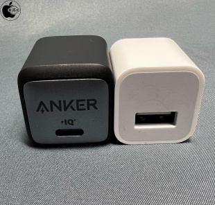 Anker 711 Charger (Nano II 30W):Apple 5W USB電源アダプタ