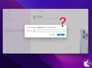 バックアップからの復元