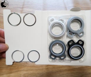 Belkin Reflective Secure Holder with Key Ring for AirTag（4個入り）