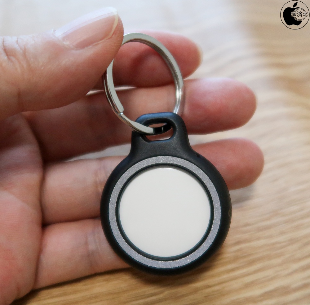 Reflective Secure Holder with Key Ring for Apple AirTag