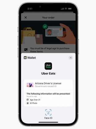 ウォレット内の身分証明書