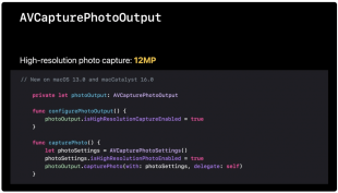 AVCapture API