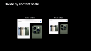 異なるコンテンツスケール