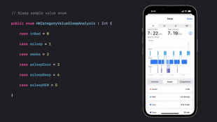 iOS 16：睡眠ステージ