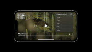 再生速度制御のネイティブサポート