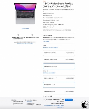 MacBook Pro (13-inch, M2, 2022)のUltimate