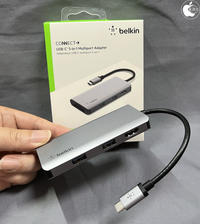 Belkin CONNECT USB-C 5-in-1 マルチポートアダプターハブ