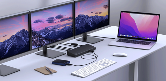 CONNECT Universal USB-C Triple Display Dock