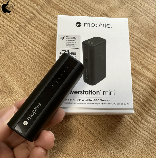 Apple Store、mophieのUSBC接続で最大20W出力ポータブルバッテリー「mophie powerstation mini