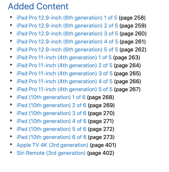 Apple、iPad (第10世代)、M2 iPad Proなどの情報を追加したアクセサリーガイドライン「Accessory Design