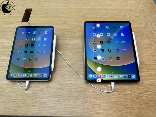 Apple名古屋栄:iPad Pro 11-inch (第4世代)、iPad Pro 12.9-inch (第6世代)