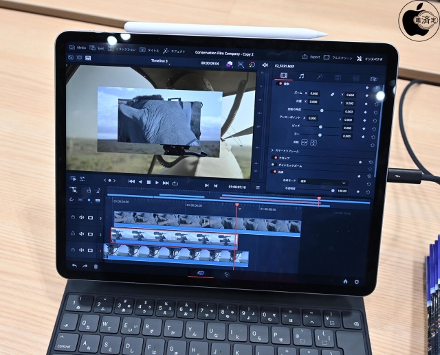 DaVinci Resolve for iPad