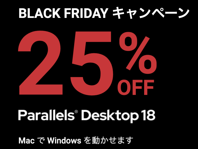 BLACK FRIDAY キャンペーン