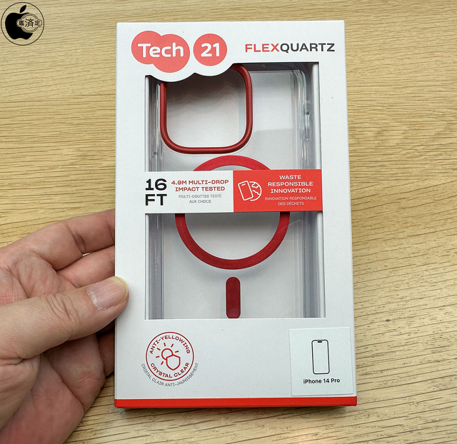 Tech21 FlexQuartz for iPhone 14 Pro(MagSafe対応)