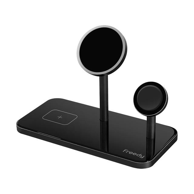Freedy マグネット 3-in-1 ワイヤレスチャージャースタンド