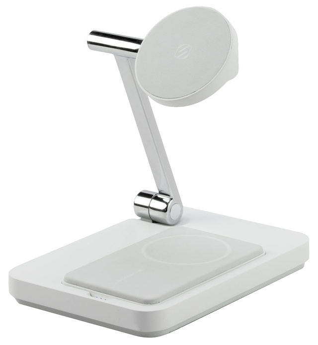 Scosche BaseCharge MS Wireless Charging Stand with Power Bank