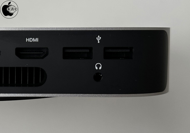 Mac mini (2023):ハイインピーダンスヘッドフォンに高度に対応する3.5mmヘッドフォンジャック